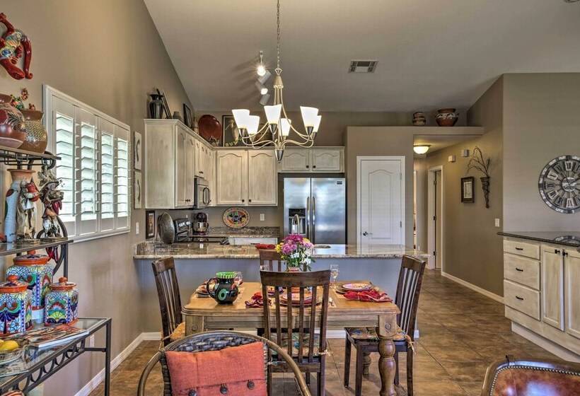 Buckeye Home W/ Pool, Putting Green & Sun Porch!