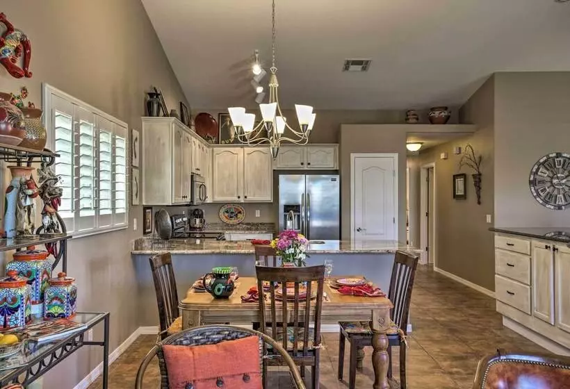 Buckeye Home W/ Pool, Putting Green & Sun Porch!