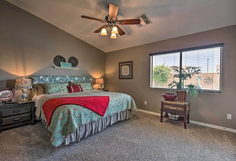 Buckeye Home W/ Pool, Putting Green & Sun Porch!