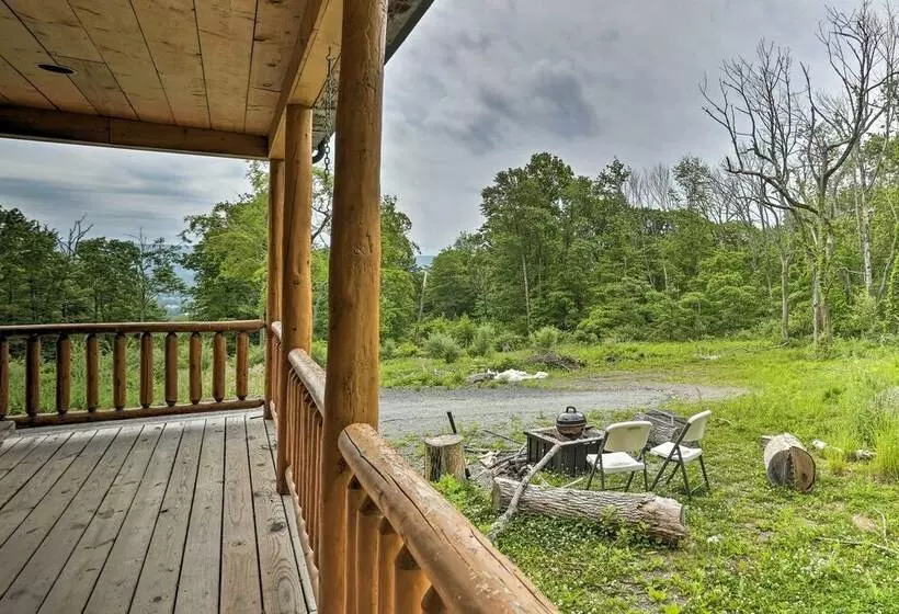 Porch, Fire Pit + Valley Views: Blakely Cabin!