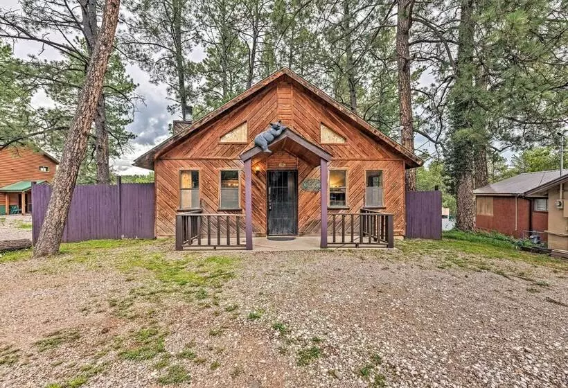 Ruidoso Cabin W/ Deck & Grill   Walk To Town!