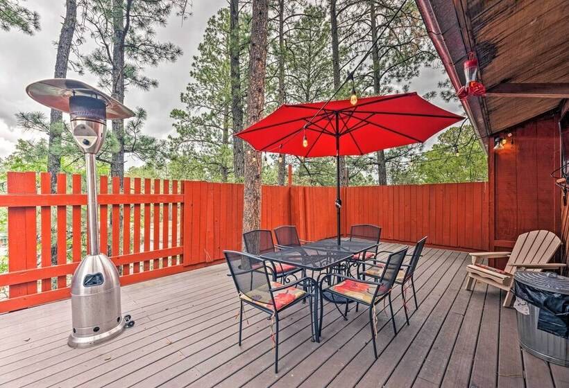 Ruidoso Cabin W/ Deck & Grill Walk To Town!