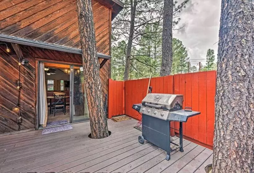 Ruidoso Cabin W/ Deck & Grill   Walk To Town!