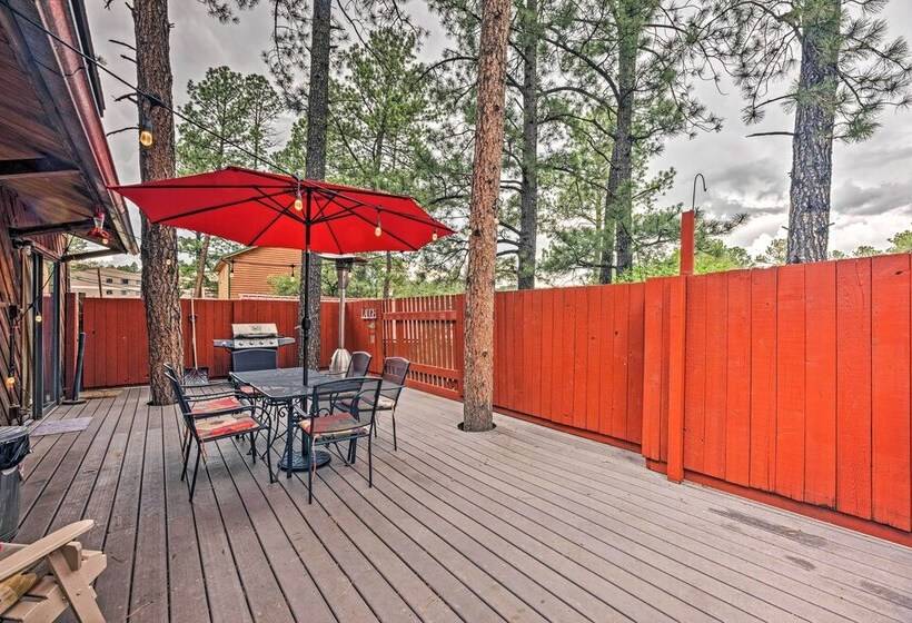 Ruidoso Cabin W/ Deck & Grill Walk To Town!