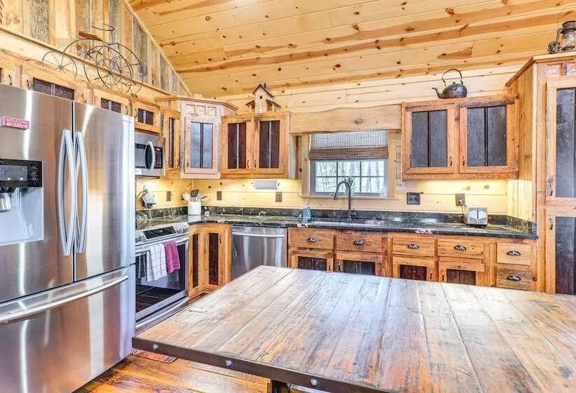 Dog Friendly Cabin W/ Fire Pit & Hot Tub!