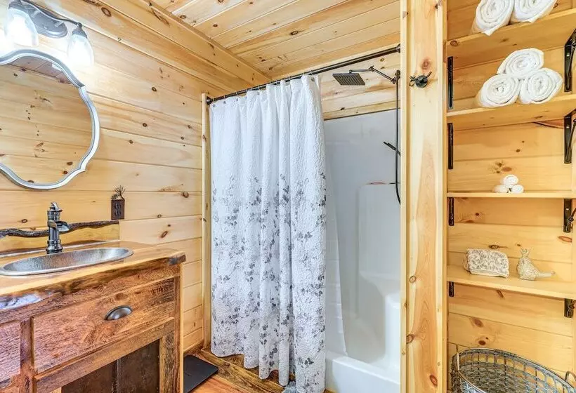 Dog Friendly Cabin W/ Fire Pit & Hot Tub!