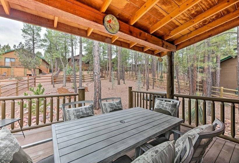 Quaint Show Low Cabin With Deck & Fireplace!