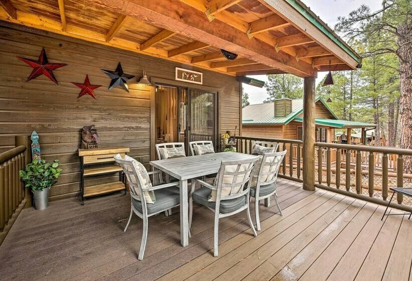 Quaint Show Low Cabin With Deck & Fireplace!