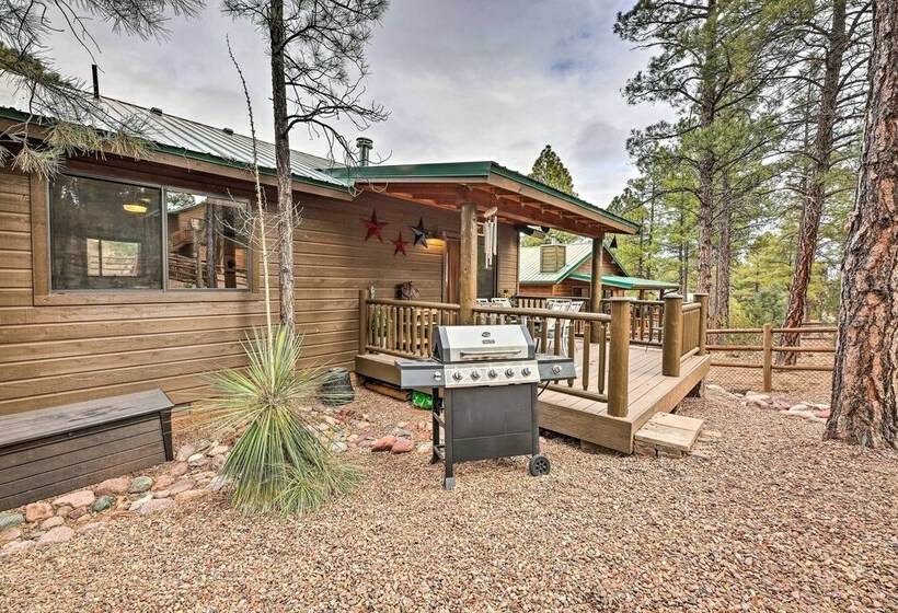 Quaint Show Low Cabin With Deck & Fireplace!