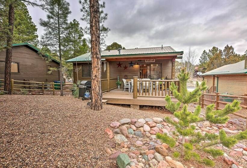 Quaint Show Low Cabin With Deck & Fireplace!