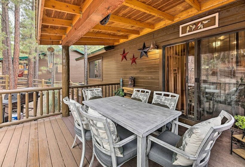 Quaint Show Low Cabin With Deck & Fireplace!