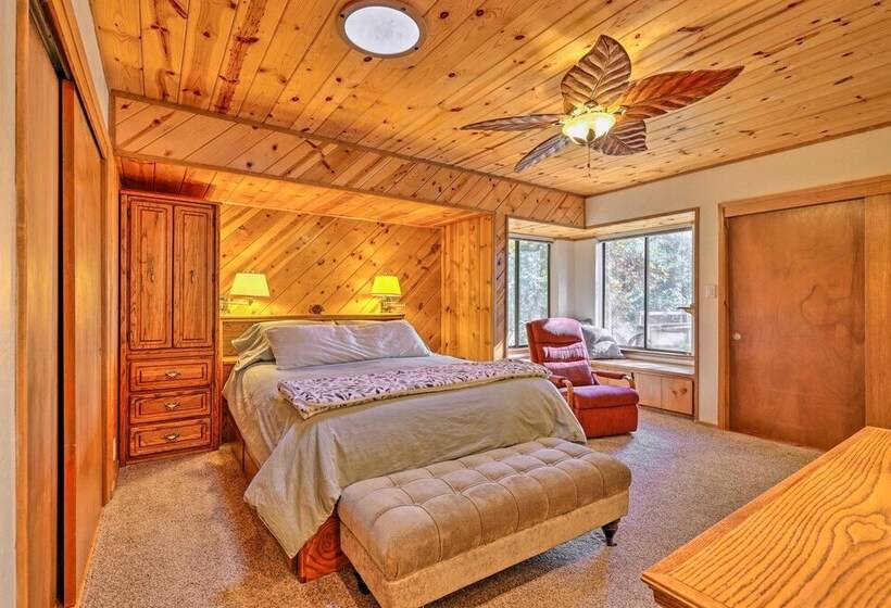 Deck W/ Forest Views: Quiet Twain Harte Cabin!