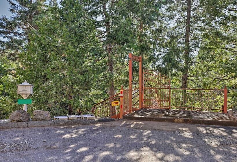 Deck W/ Forest Views: Quiet Twain Harte Cabin!