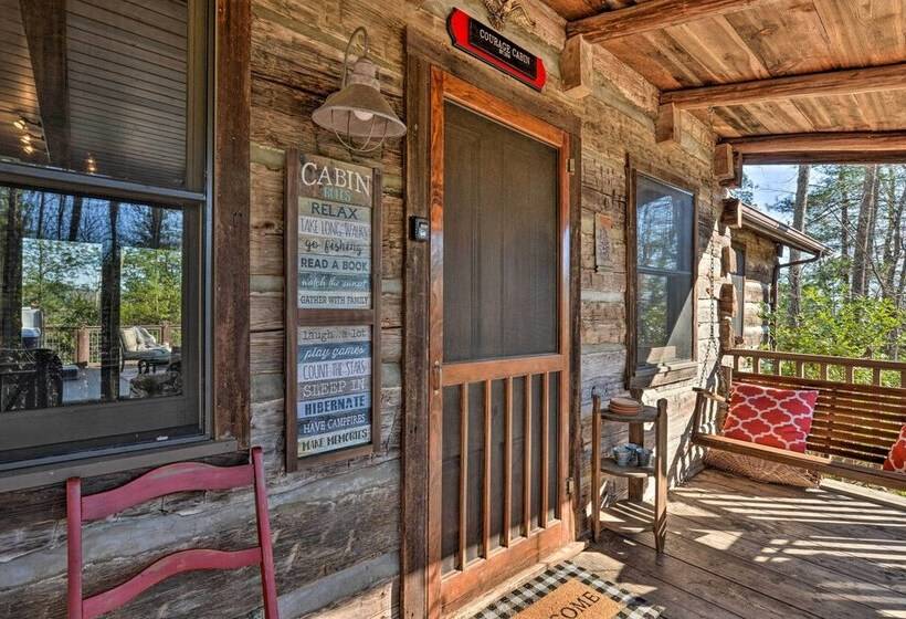 Cabin Near Boone W/ Hot Tub & Mountain Views