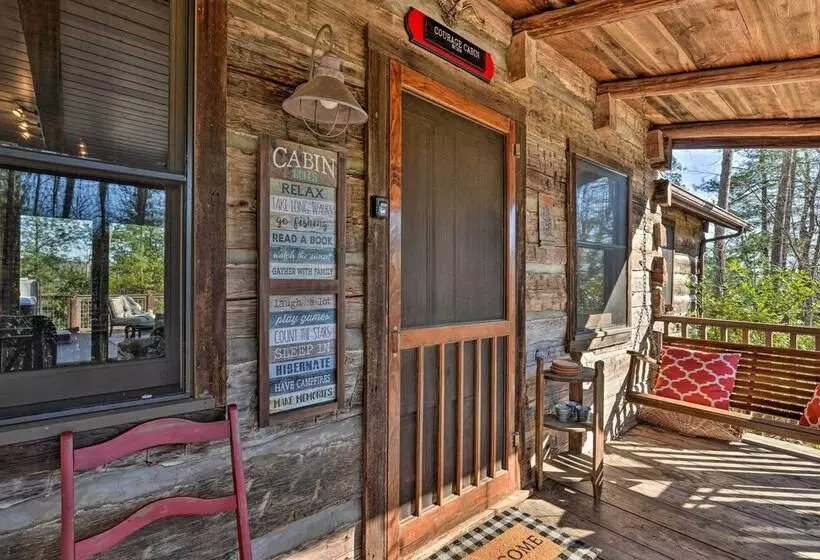 Cabin Near Boone W/ Hot Tub & Mountain Views