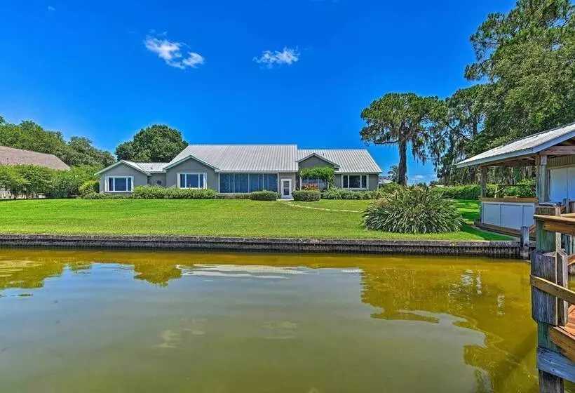 Waterfront Lake Placid Home With Private Dock!