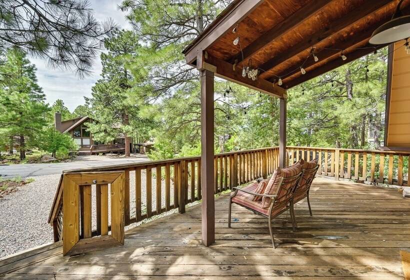 Munds Park A Frame Cabin W/ Deck & Grill