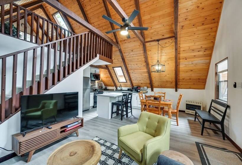 Munds Park A Frame Cabin W/ Deck & Grill