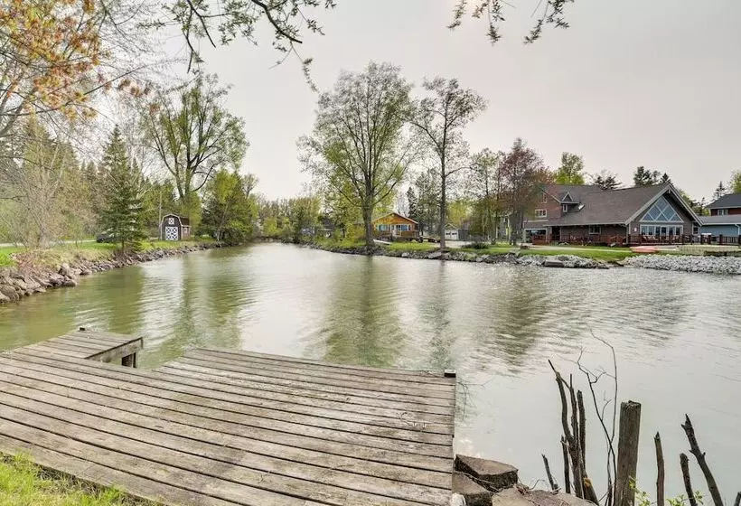 Riverfront Sault Ste Marie Home W/ Dock!