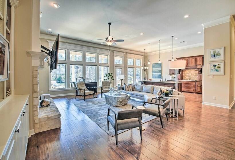 Hot Springs Village Home W/ Dock + Patio!