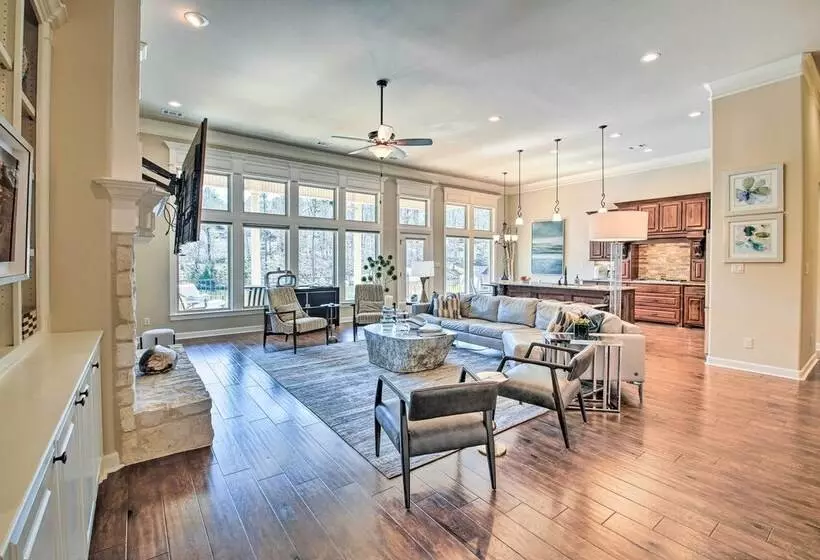 Hot Springs Village Home W/ Dock + Patio!