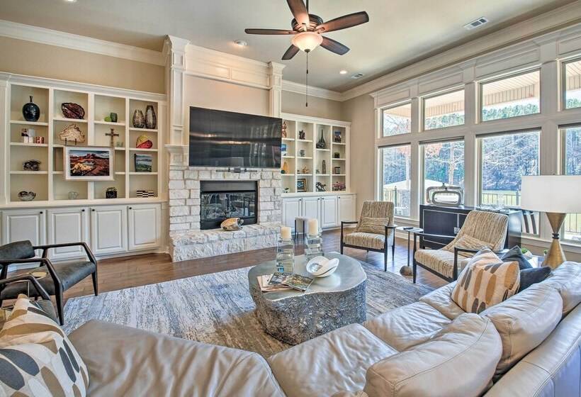 Hot Springs Village Home W/ Dock + Patio!