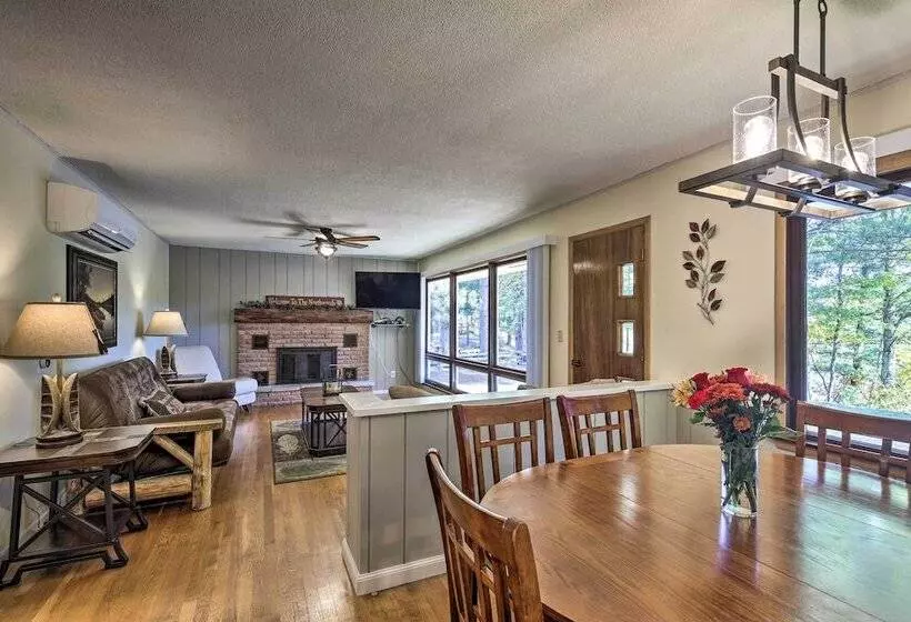 Eagle River Waterfront Home W/ Dock & Fire Pit!