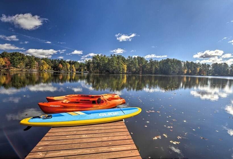 Eagle River Waterfront Home W/ Dock & Fire Pit!