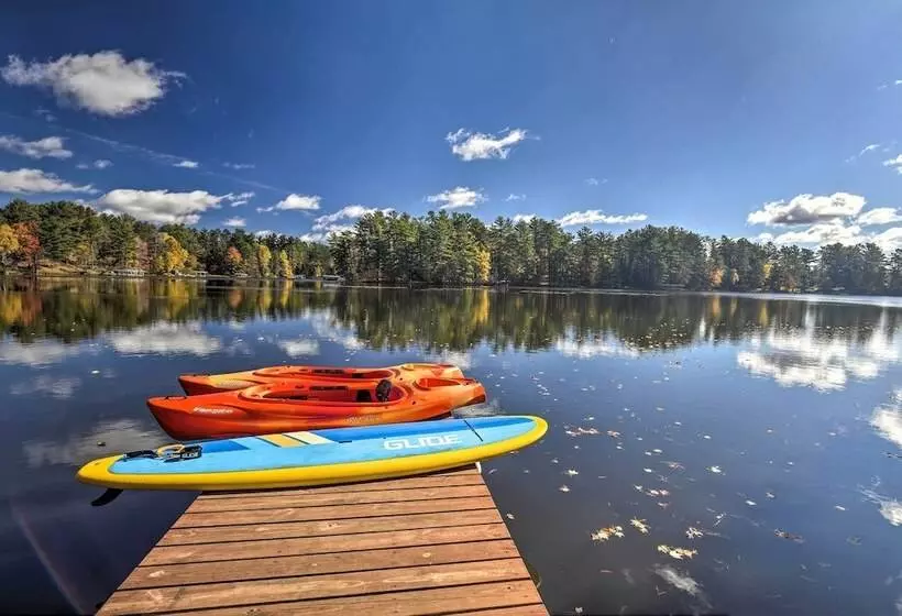 Eagle River Waterfront Home W/ Dock & Fire Pit!