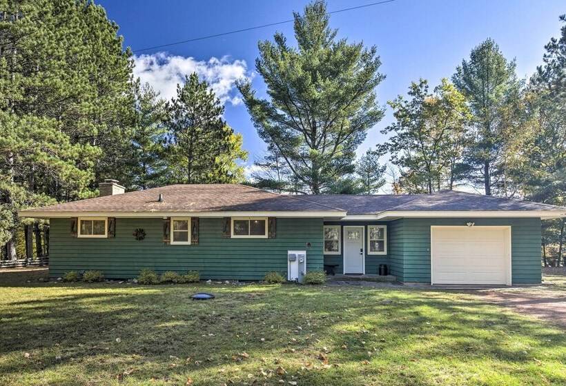 Eagle River Waterfront Home W/ Dock & Fire Pit!