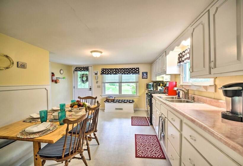 Lakefront Mayville Cottage W/ Dock & Grill!