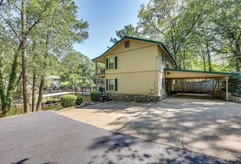 Serene Lake Hamilton Hideaway W/ Private Dock