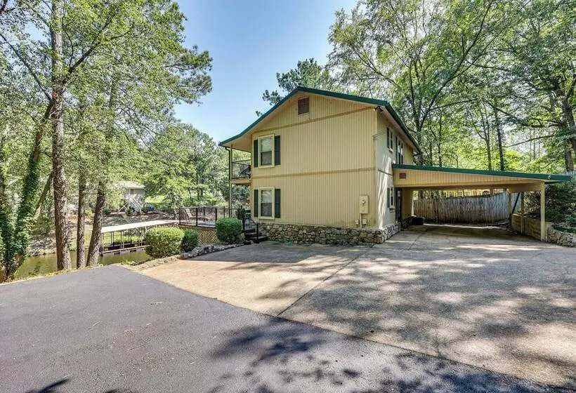 Serene Lake Hamilton Hideaway W/ Private Dock