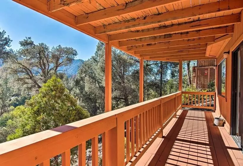 Woodland Family Escape W/ Deck In San Emigdio Mtns