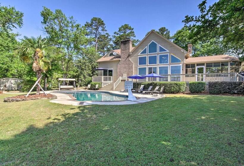Impeccable Home W/ Dock & Pool On Lake Wateree!
