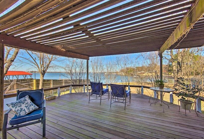 Water Views + Deck: Gun Barrel City Cottage!