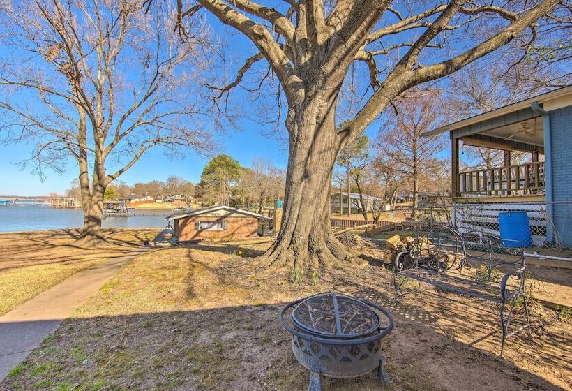 Water Views + Deck: Gun Barrel City Cottage!