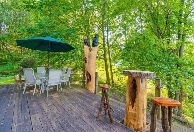 Bayfront Home W/ Dock & Deck In Wolcott!