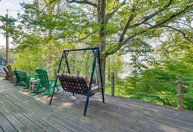 Bayfront Home W/ Dock & Deck In Wolcott!