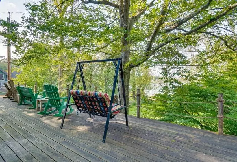 Bayfront Home W/ Dock & Deck In Wolcott!