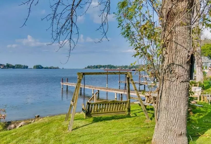 Bayfront Home W/ Dock & Deck In Wolcott!