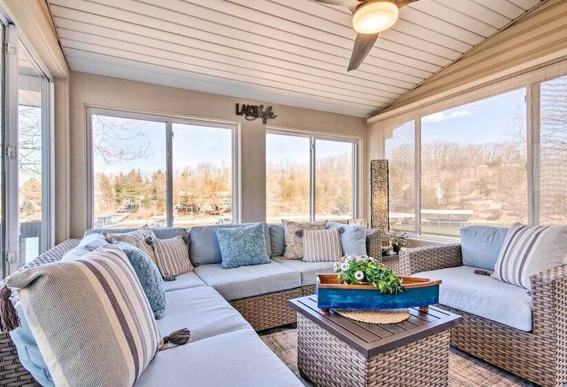 Private Boat Dock: Bright Lake Ozark Home!