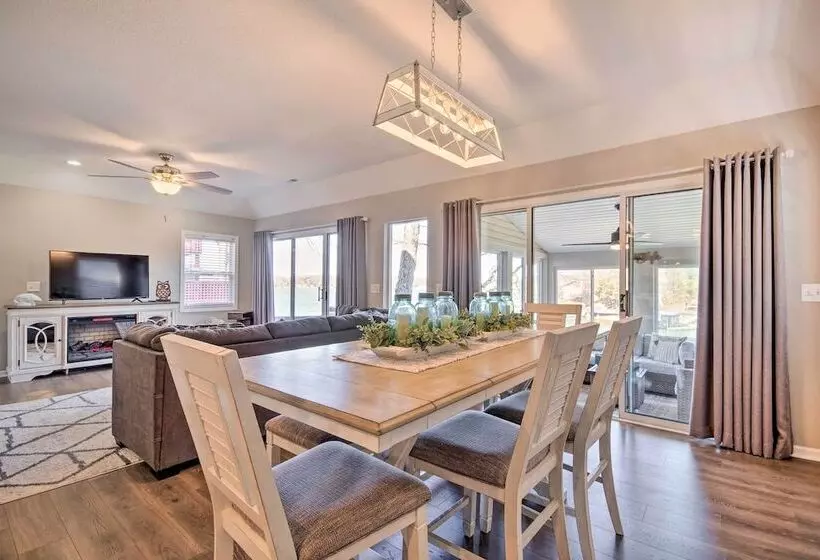 Private Boat Dock: Bright Lake Ozark Home!