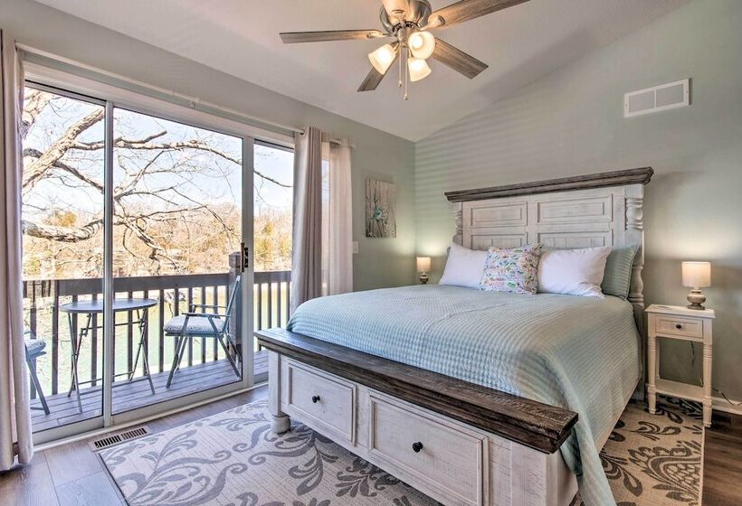 Private Boat Dock: Bright Lake Ozark Home!