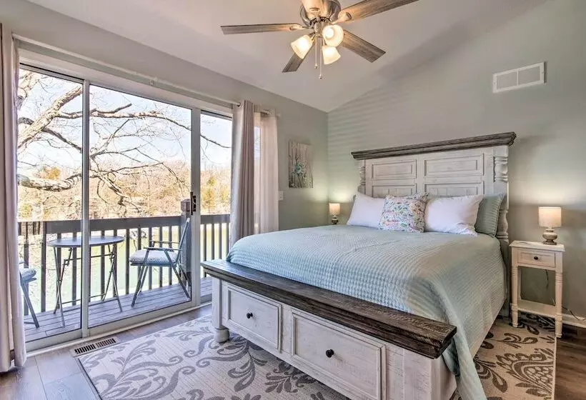 Private Boat Dock: Bright Lake Ozark Home!