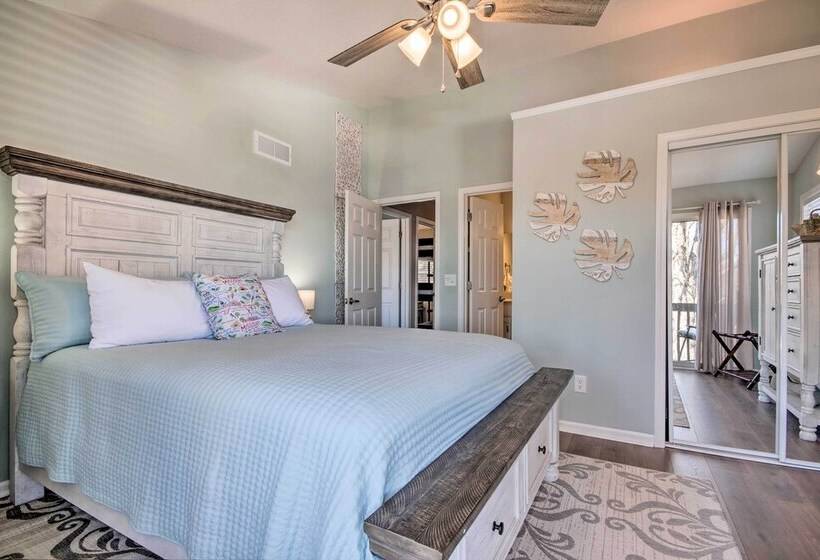 Private Boat Dock: Bright Lake Ozark Home!