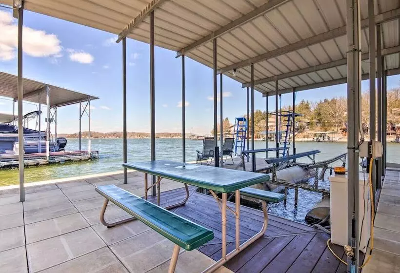 Private Boat Dock: Bright Lake Ozark Home!