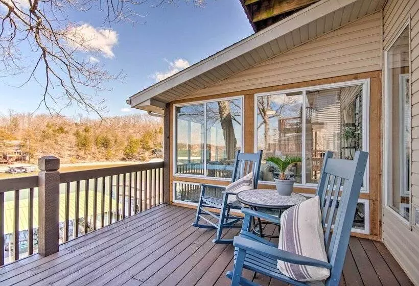 Private Boat Dock: Bright Lake Ozark Home!