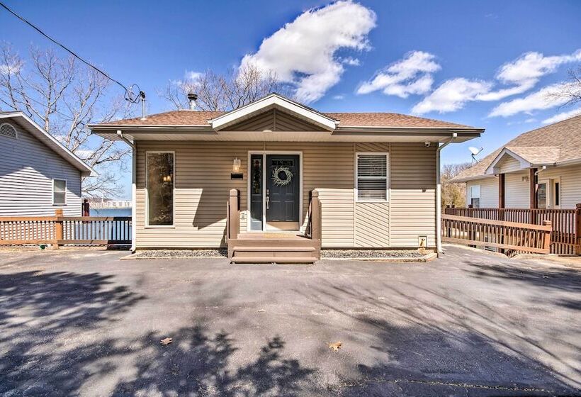 Private Boat Dock: Bright Lake Ozark Home!