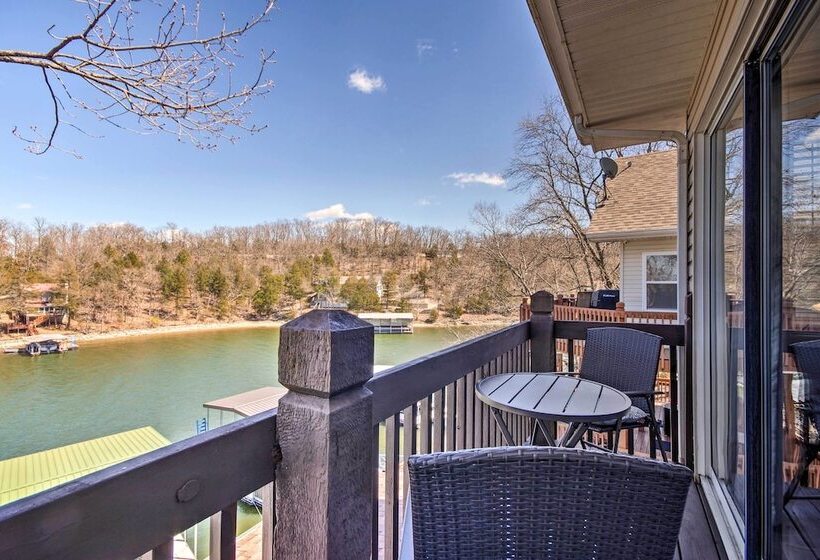 Private Boat Dock: Bright Lake Ozark Home!